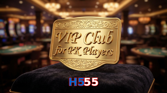 Main screen of H555 vip page for PK players